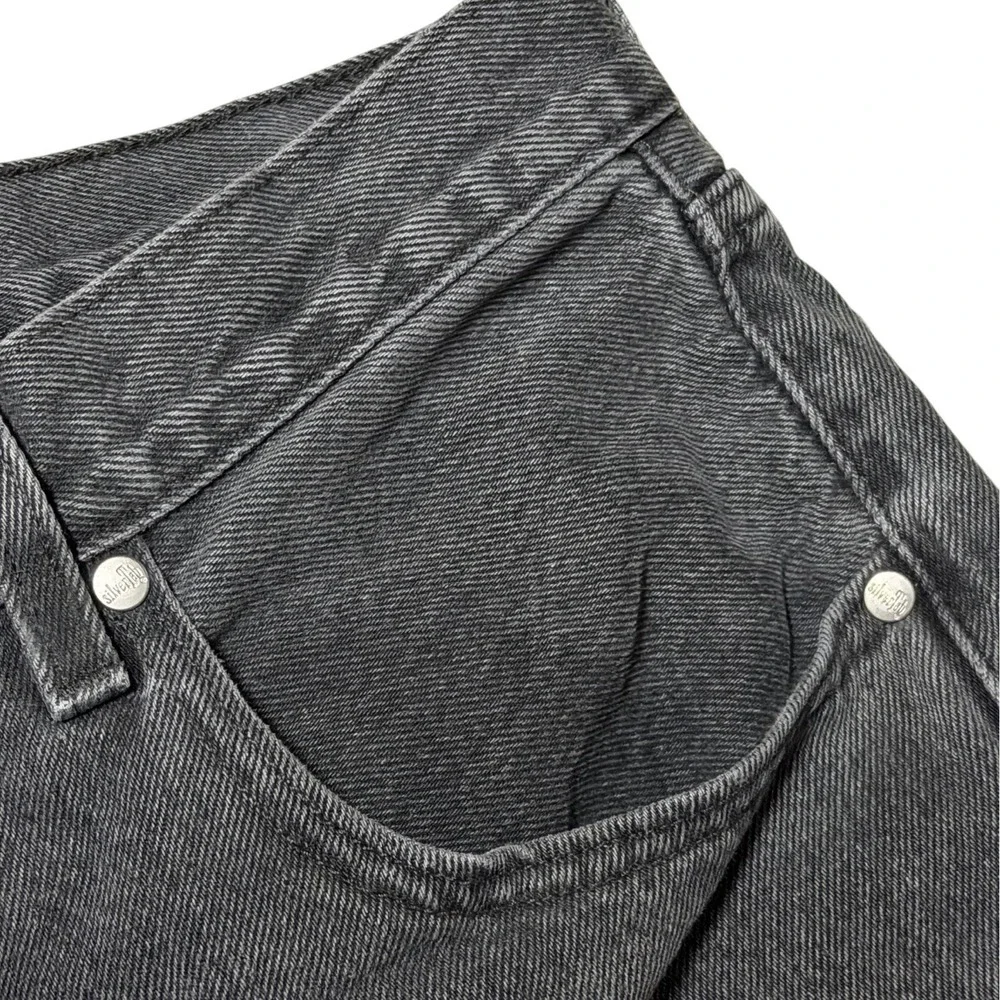 Levi's SilverTab Loose Jeans Black Gray Baggy Fit 90s Y2K Skater Style 33x32